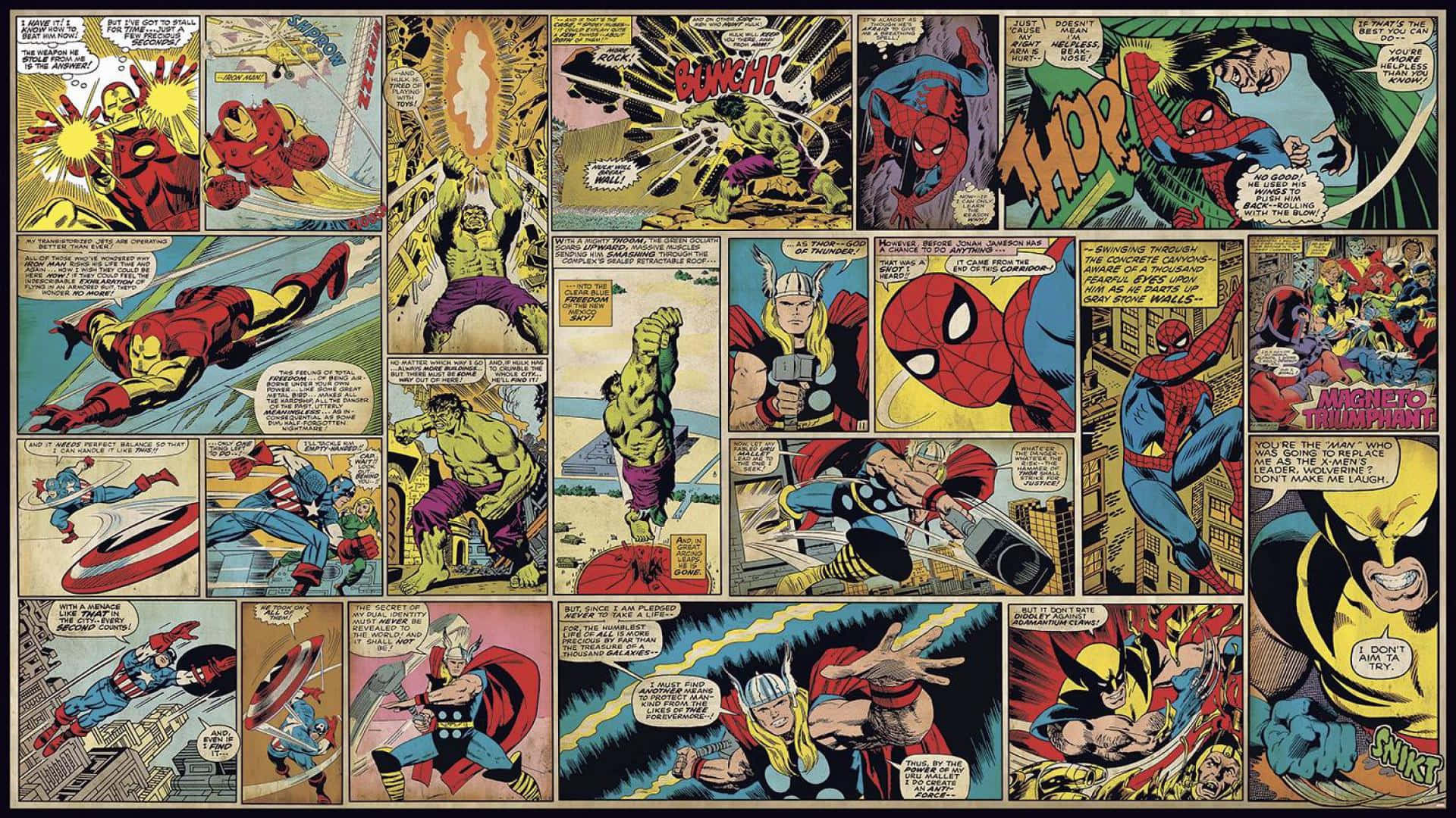 Neon pack of comics & cards
